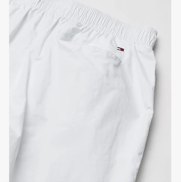 Tommy Hilfiger Men's 7” Flag Swim Trunks with Quick Dry White Size XL 🆕 - Picture 3 of 10